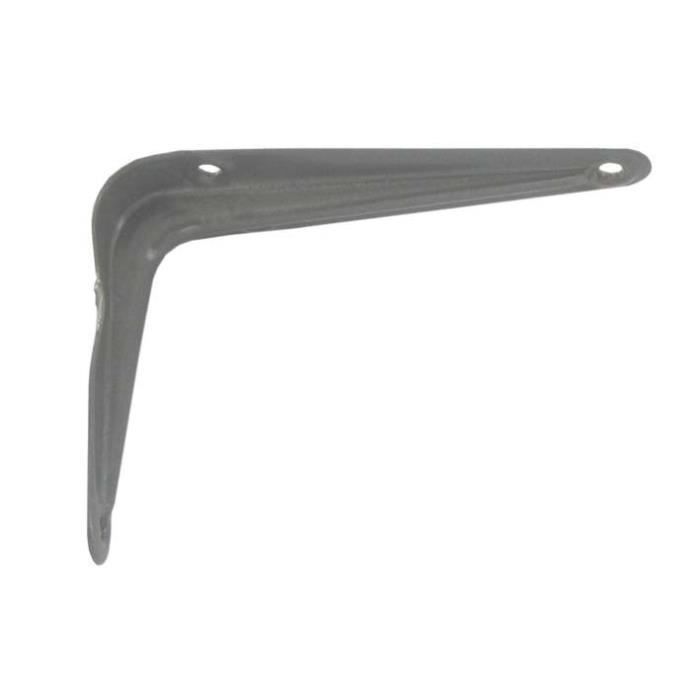 Console acier - 125 x 150 mm - Gris