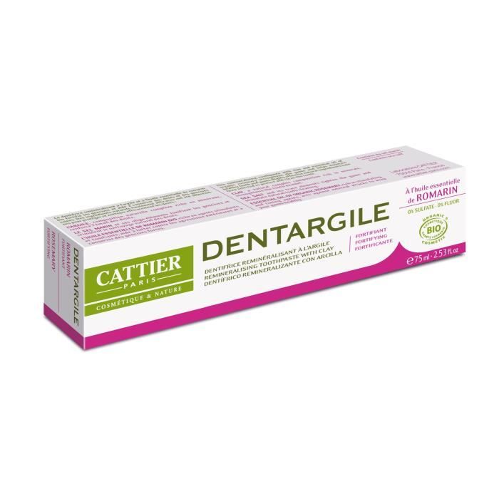 Cattier Dentifrice Dentargile Romarin 75ml