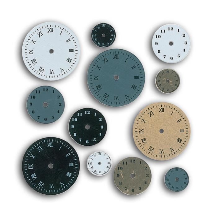 TOGA Pack de 12 Fonds Montres Métal