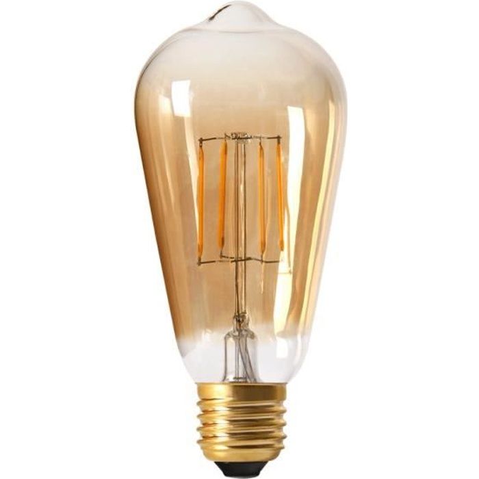 Culot Compatible E27 Avec Style Edison Ampoule Variateur Ambre Led v8mwONn0
