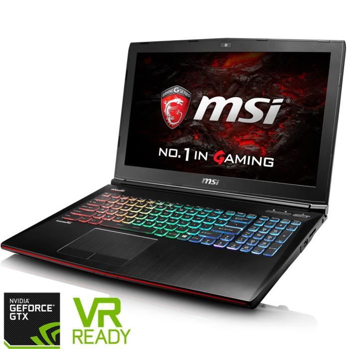  PC Portable Gamer - GE62VR 6RF-037xfr - 15,6''1