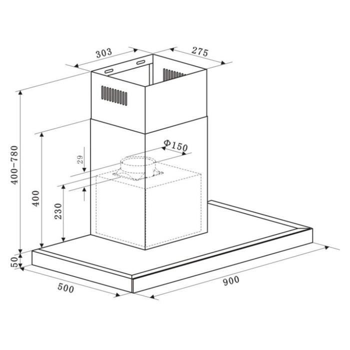 Klarstein Bon Vivant - Hotte murale aspirante2