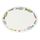 NOVASTYL Plat oval 30 cm Fish - Bleu - Porcelaine