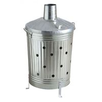 INCINERATEUR Incinérateur de jardin en métal galvanisé INCINERATEUR Incinérateur de jardin en métal galvanisé