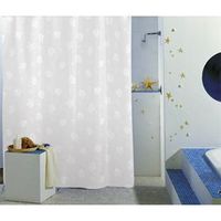 RIDEAU DE DOUCHE Rideau de Douche 'Caraibes' 180x200 cm Blanc RIDEAU DE DOUCHE Rideau de Douche 'Caraibes' 180x200 cm Blanc