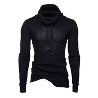 SOUS-PULL Pull homme Pullover Couleur unie Col haut Pull imp SOUS-PULL Pull homme Pullover Couleur unie Col haut Pull imp