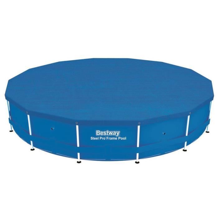 BESTWAY Bâche 4 saisons pour piscine Frame Pool ronde 457x91cm