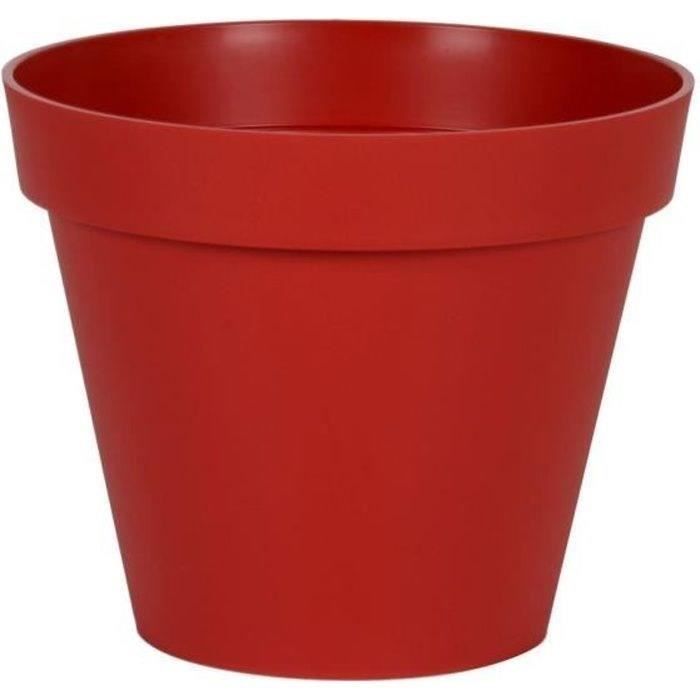 Pot gamme Toscane rouge Ø 40 cm