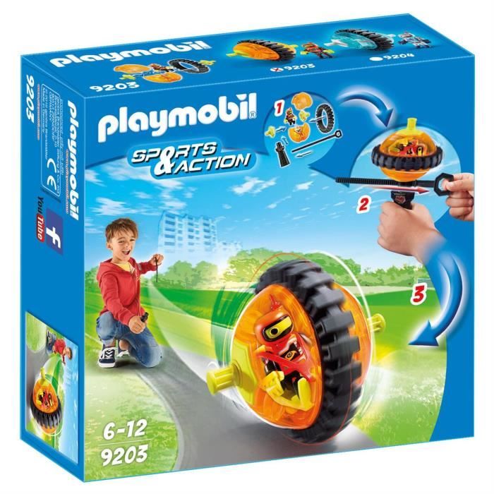 PLAYMOBIL 9203 - Sports & Action - Toupie Orange
