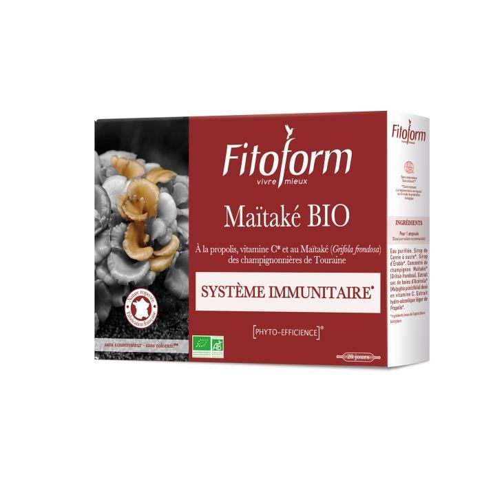 FITOFORM Maïtaké Bio - 20 ampoules