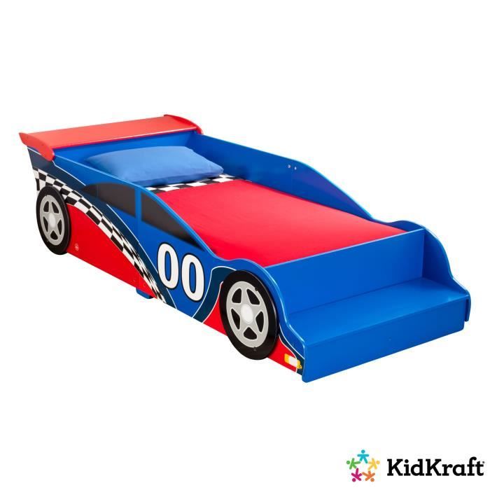KIDKRAFT - Lit pour tout-petits en bois voiture de course