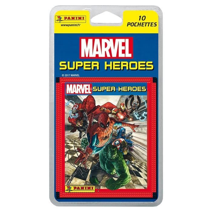 Panini – Marvel Super Heroes – Stickers 6 Blister 10 pochettes
