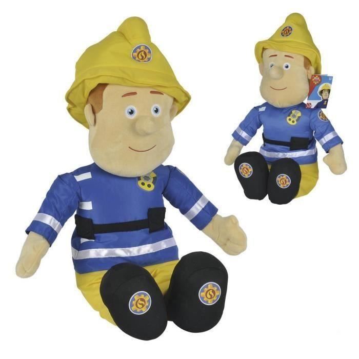 SAM LE POMPIER Smoby Figurine Corps Souple 60 cm