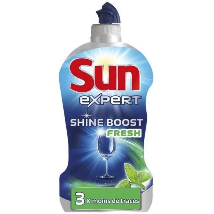 SUN Liquide de rinçage Shine Boost Fresh Pour Vaisselle 450 ml