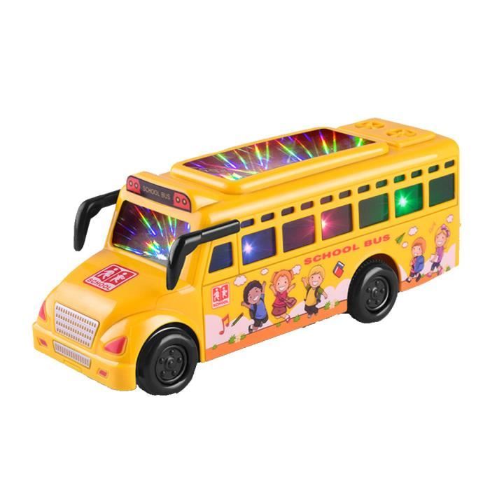 Car Light Bus Voiture Enfant Musique Léthargie Voiture Bébé Jouet