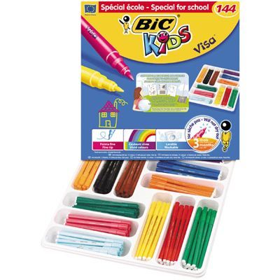 moyenne assorti   classpack de 144 visa   Boîte Class Pack de 144