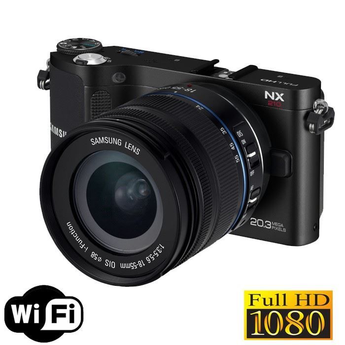 SAMSUNG   NX210   COMPACT HYBRIDE   20,3 MPIX   NOIR   SAMSUNG   NX210