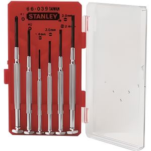 STANLEY Jeu 6 tournevis d'horloger