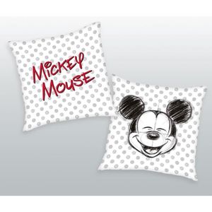 COUSSIN Coussin déco Mickey Mouse 40x40cm