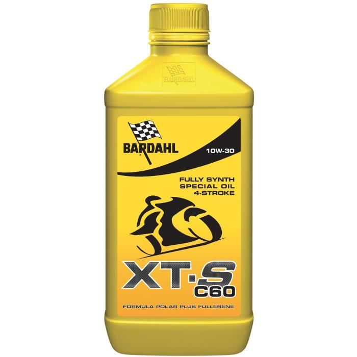 BARDAHL Huile moteur pour moto 4 Tps XTS C60 10W30 - 1 L