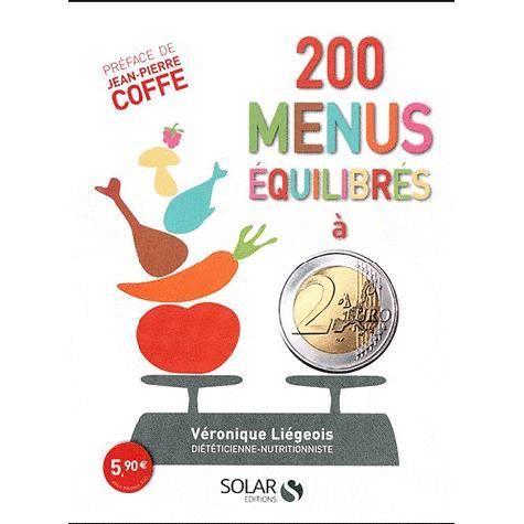 200 MENUS EQUILIBRES A 2 EUROS   Achat / Vente livre Véronique