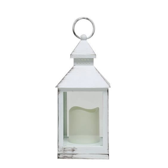 Chandelier LED hauteur 24 cm blanc