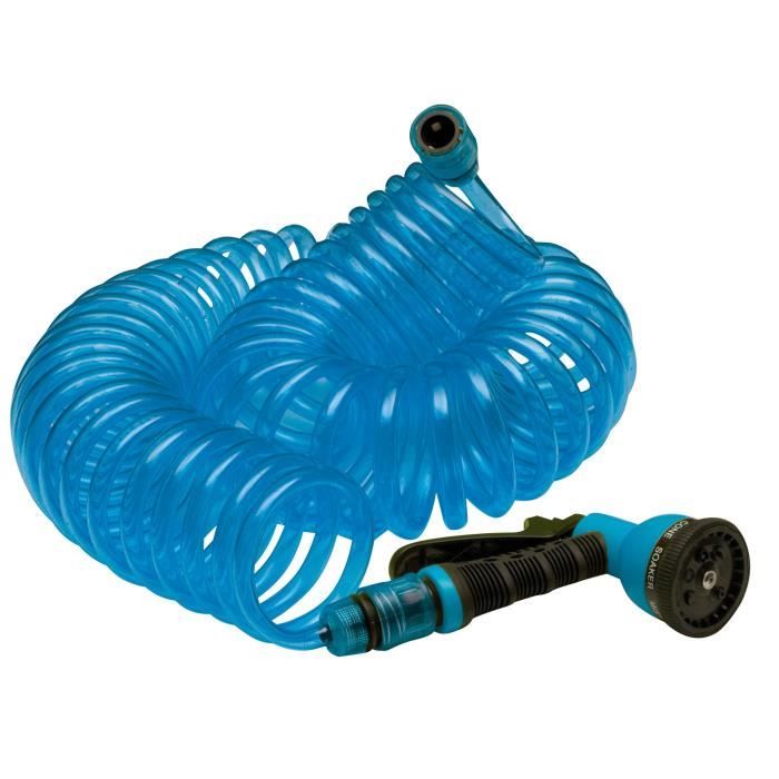 MIDLAND Tuyau d'Eau Spirale Longueur 7,5 mètres