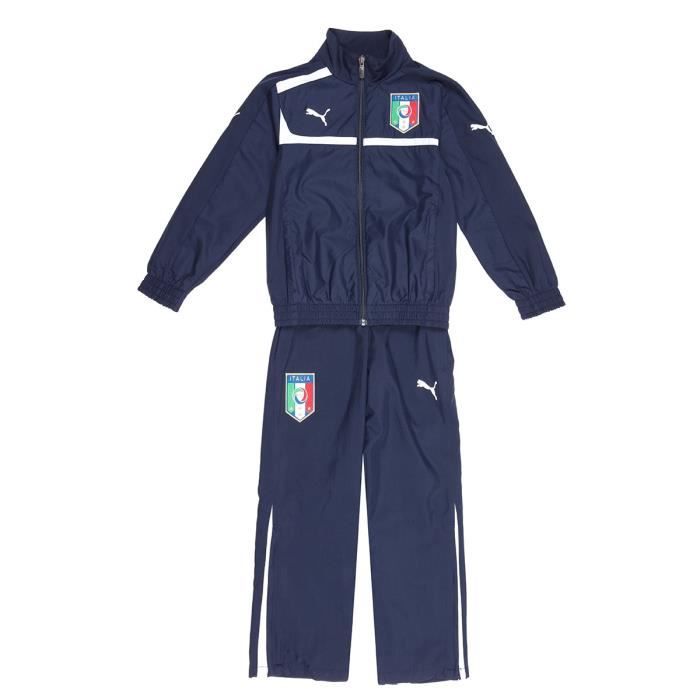 PUMA Survêtement Woven Italie Homme - Bleu