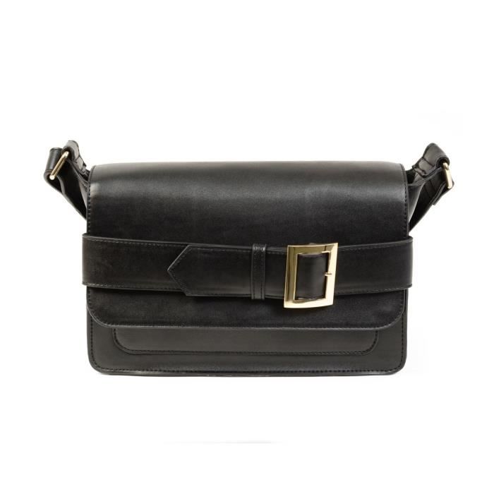 KINSTON Sac Ceinture Terra Noir Femme