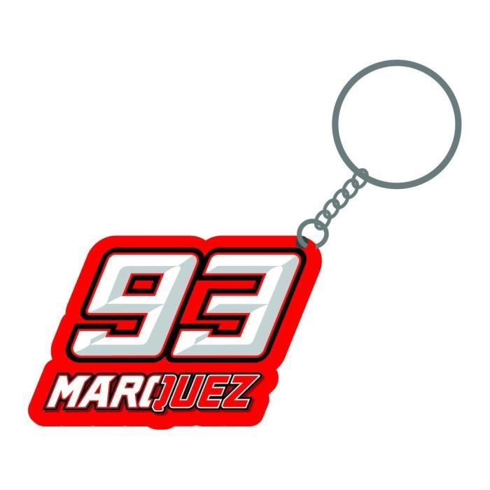 GP MOTORS Porte-clés 93 Marc Marquez - Rouge et Blanc