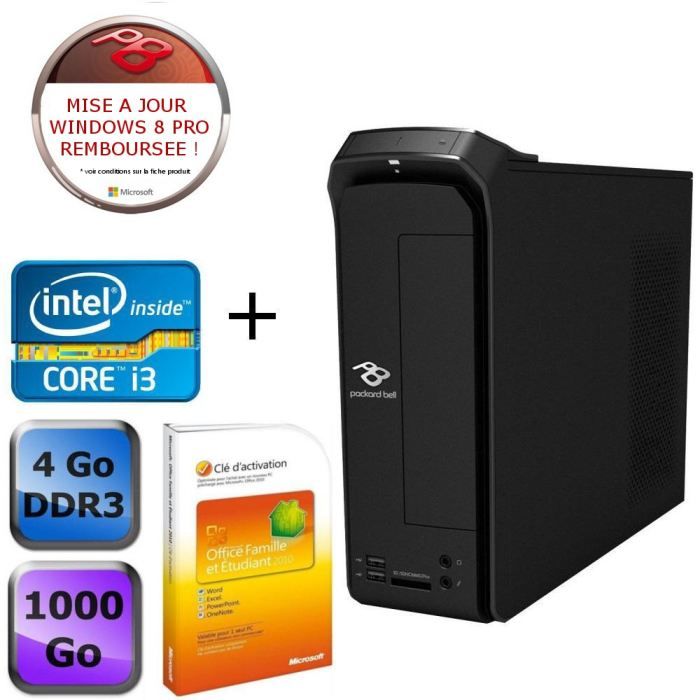 UNITE CENTRALE + ECRAN Packard Bell IMEDIA S I34G1TU01+ Ecran Samsung