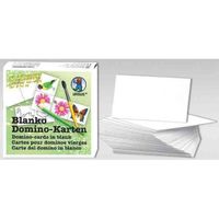 OBJET DÉCORATIF Cartes domino vierge, à faconner tout seul en car OBJET DÉCORATIF Cartes domino vierge, à faconner tout seul en car