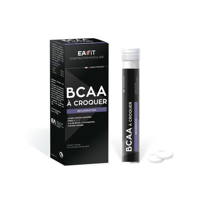 EAFIT BCAA Lot de 40 Comprimés à Croquer - Citron