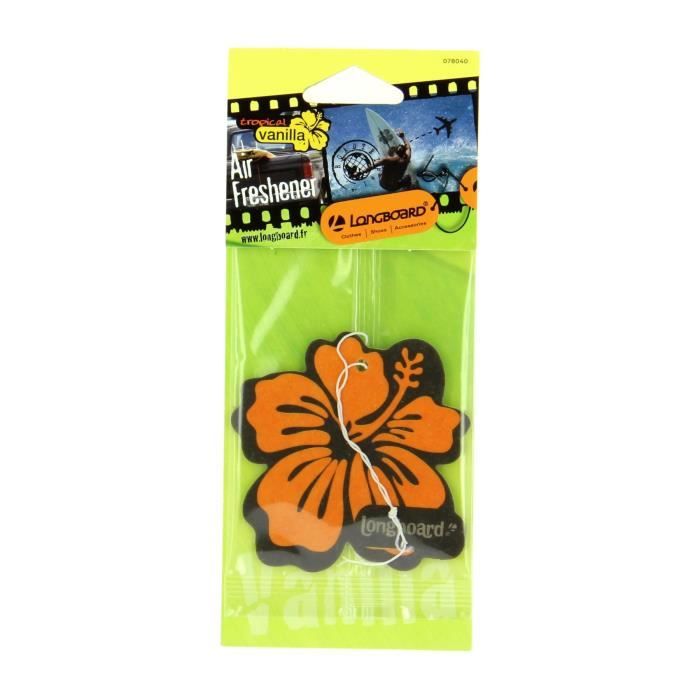 LONGBOARD Carte parfumée fleur senteur vanille