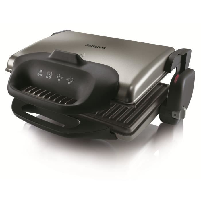 Philips HD4467/90 Plancha 3 en 1 - 2000 W - gril de table, gril contact et four - Surface de cuisson anti-adhésive