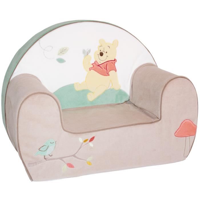 DISNEY Fauteuil Bébé Déhoussable Club Winnie - Velours ...