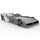 Lit enfant Voiture Formule 1 Gris - 90 cm x 200 cm