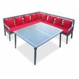 Jeu De Canapé Dangle Dextérieur Et Table 16 Pcs Bois Dacacia