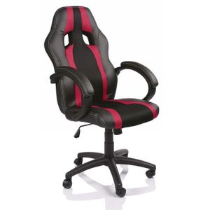 Chaise Bordeaux Tresko Racing De Réglable Hauteur BureauFauteuil Sport Noir Rembourrage Épais Bureau K1TculFJ35