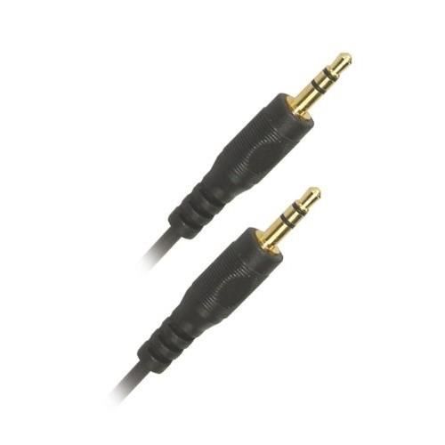 APM 418004 Cordon Jack 3,5 mm stéréo Mâle / Jack 3,5 mm stéréo Mâle - Plugs or - 5 m