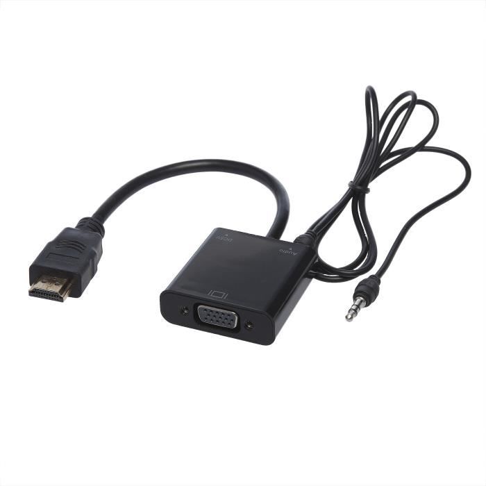APM Convertisseur HDMI Mâle Vers VGA Femelle - 10cm