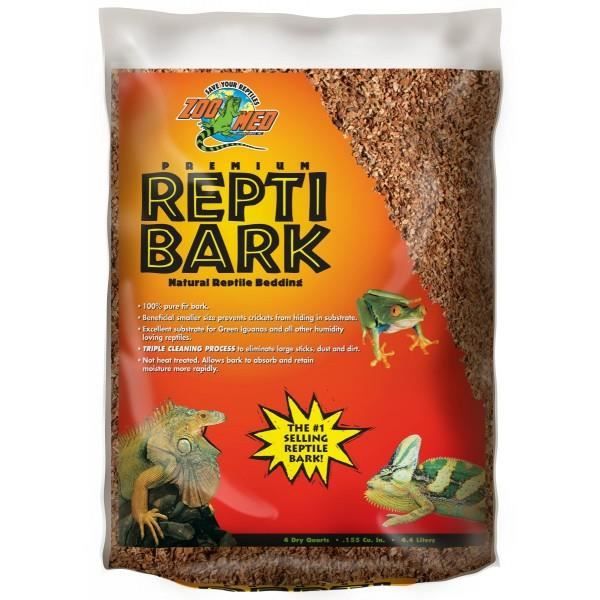 ZOOMED Substrat naturel - Ecorce de pin - 4,4 L - Pour reptile