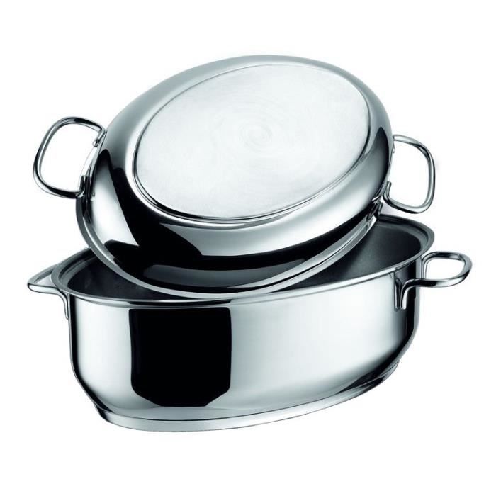 BERNDES Cocotte à rôtir Perfect Injoy® Édition Spéciale Induction - Ø 34 cm - Gris - Tous feux dont induction