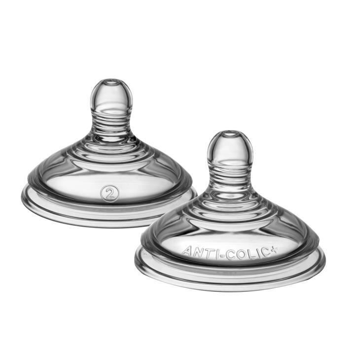 Produit shopeco.fr : TOMMEE TIPPEE Tétines Anti-Colique 3m+ X2 (Lot de 3)