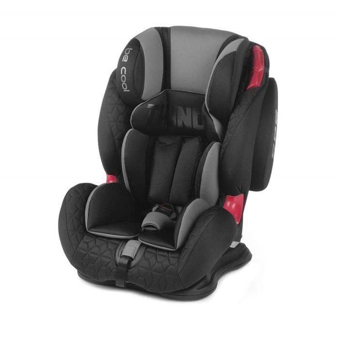 BE COOL Siège auto Thunder Isofix Groupe 1/2/3 - Gris
