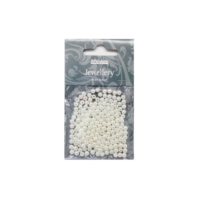 PANDURO Perle ronde - Nacrée - 250 pièces