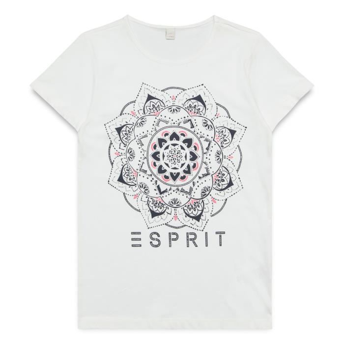 ESPRIT T-Shirt Mandala Blanc Cassé Enfant Fille