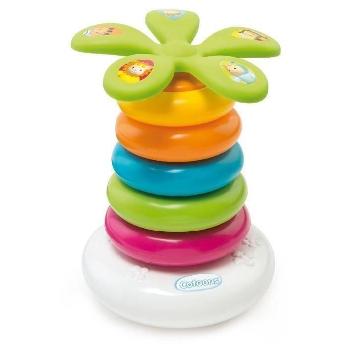 SMOBY Cotoons Pyramide Culbuto 5 Anneaux