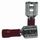 VOLTMAN Pack de 10 Clips femelles 6,5 mm rouge