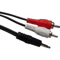 CÂBLE TV - VIDÉO - SON LTC AUDIO CA5JR Cordon audio jack / rca - 5m CÂBLE TV - VIDÉO - SON LTC AUDIO CA5JR Cordon audio jack / rca - 5m